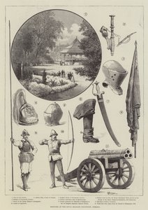 Sketches at the Royal Military Exhibition, Chelsea