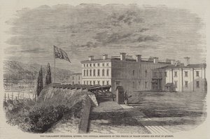 The Parliament Buildings, Quebec, the Official Residence of the Prince of Wales during his Stay in Quebec