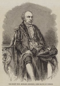 The Right Honourable Richard Atkinson, Lord Mayor of Dublin by Thomas Harrington Wilson