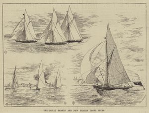 The Royal Thames and New Thames Yacht Clubs by Thomas Harrington Wilson
