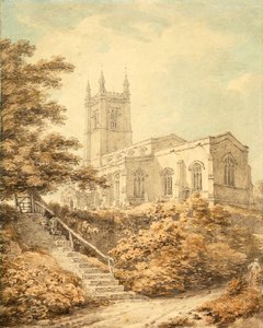 South East Aspect of the Church at Odell by Thomas Hearne