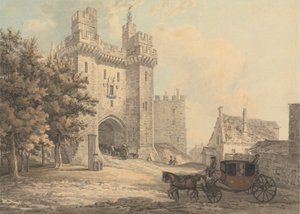 The Gateway of Lancaster Castle by Thomas Hearne