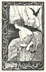 Ariadne at Naxos by Thomas Heath Robinson