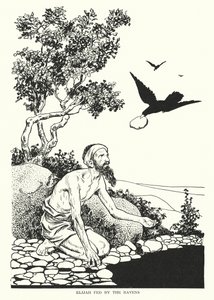 Elijah Fed by the Ravens by Thomas Heath Robinson