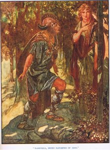 Farewell proud daughter of Odin by Thomas Heath Robinson
