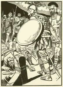 Horatius at the Bridge by Thomas Heath Robinson