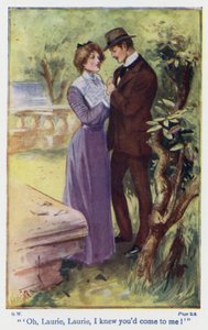 Illustration for Good Wives by Louisa M Alcott by Thomas Heath Robinson