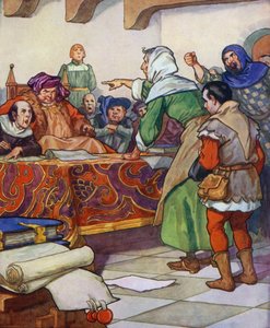 Illustration for The Pied Piper of Hamelin by Thomas Heath Robinson