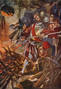 Illustration for the Life of Sir Francis Drake by Thomas Heath Robinson