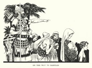 On the Way to Babylon by Thomas Heath Robinson