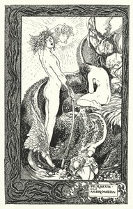 Perseus and Andromeda by Thomas Heath Robinson