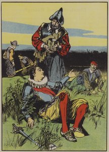 Sir Philip Sidney and the Dying Soldier by Thomas Heath Robinson