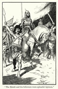 The Mahdi and his followers were splendid fighters by Thomas Heath Robinson