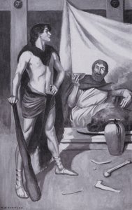 Theseus stood and called him by Thomas Heath Robinson