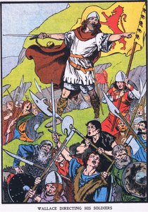 Wallace directing his soldiers by Thomas Heath Robinson