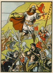 Wallace Directing His Soldiers by Thomas Heath Robinson