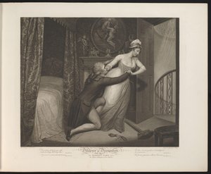 The Modest Girl Rejects the Illicit Addresses of the Master, Plate 6 by Thomas Hellyer