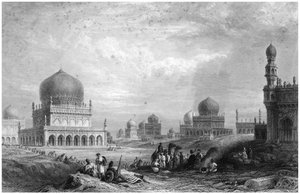 Tombs of the Kings of Golconda, Andhra Pradesh, India by Thomas Higham
