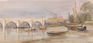Westminster Bridge from the Lambeth Shore by Thomas Hollis