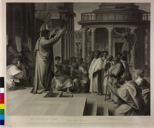 Paul preaching in Athens