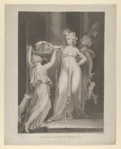 The Daughter of Herodias Salome Receiving the Head of John the Baptist