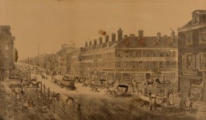 Broadway, New York, 1836 (Showing Webb