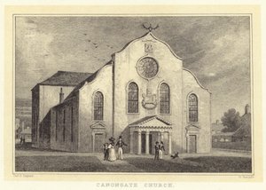 Canongate Church by Thomas Hosmer (after) Shepherd