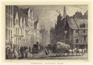 Cowgate, Looking East by Thomas Hosmer (after) Shepherd