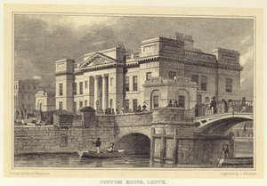 Custom House, Leith by Thomas Hosmer (after) Shepherd
