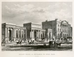 Apsley House, Hyde Park Corner, London, 1850 by Thomas Hosmer Shepherd