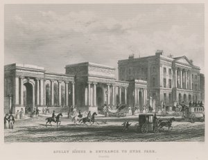 Apsley House and entrance to Hyde Park