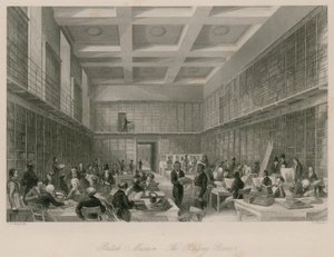 British Museum, The Reading Room by Thomas Hosmer Shepherd
