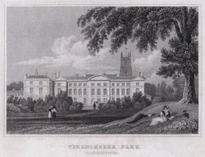 Cirencester Park, Gloucestershire by Thomas Hosmer Shepherd