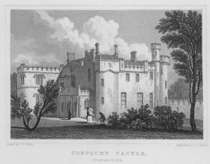 Cortachy Castle, Forfarshire by Thomas Hosmer Shepherd