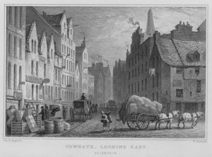 Cowgate, looking East, Edinburgh