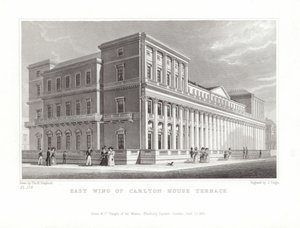 East Wing of Carlton House Terrace by Thomas Hosmer Shepherd