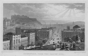 Edinburgh, from the Calton Hill