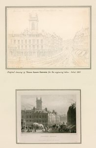 Holborn Bridge, London by Thomas Hosmer Shepherd