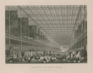 Interior of the Crystal Palace by Thomas Hosmer Shepherd