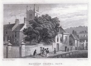 Maudlin Chapel, Bath by Thomas Hosmer Shepherd
