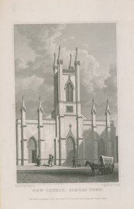 New Church in Somers Town by Thomas Hosmer Shepherd