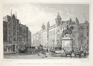 Northumberland House, Strand, from 
