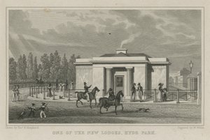 One of the new lodges, Hyde Park, London