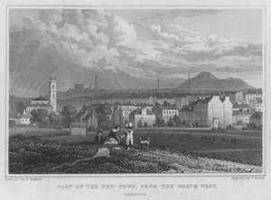 Part of the New Town, from the North West, Edinburgh