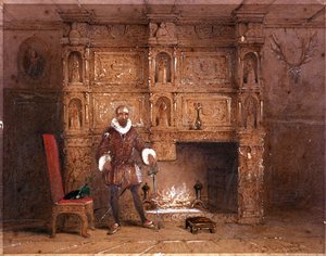 Possibly Sir John Spencer in Canonbury House, or Sir Walter Raleigh in the Old Pied Bull Inn