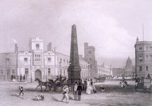 School for the Indigent Blind and Bethlehem Hospital, c.1851-55 by Thomas Hosmer Shepherd