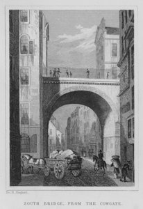 South Bridge, from the Cowgate