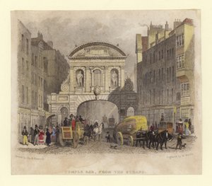 Temple Bar by Thomas Hosmer Shepherd