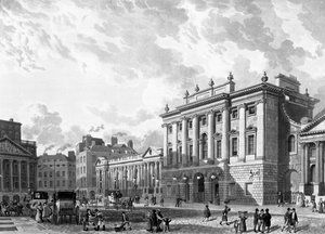 The Bank of England, engraved by D. Havell
