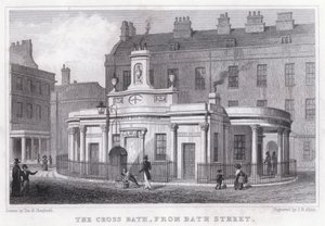 The Cross Bath, from Bath Street by Thomas Hosmer Shepherd